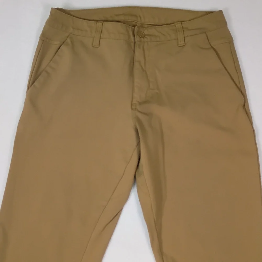 BYLT Premium Basics Everyday Pant Mens 34x29 Khaki Tan Stretch MBP0185_222_34